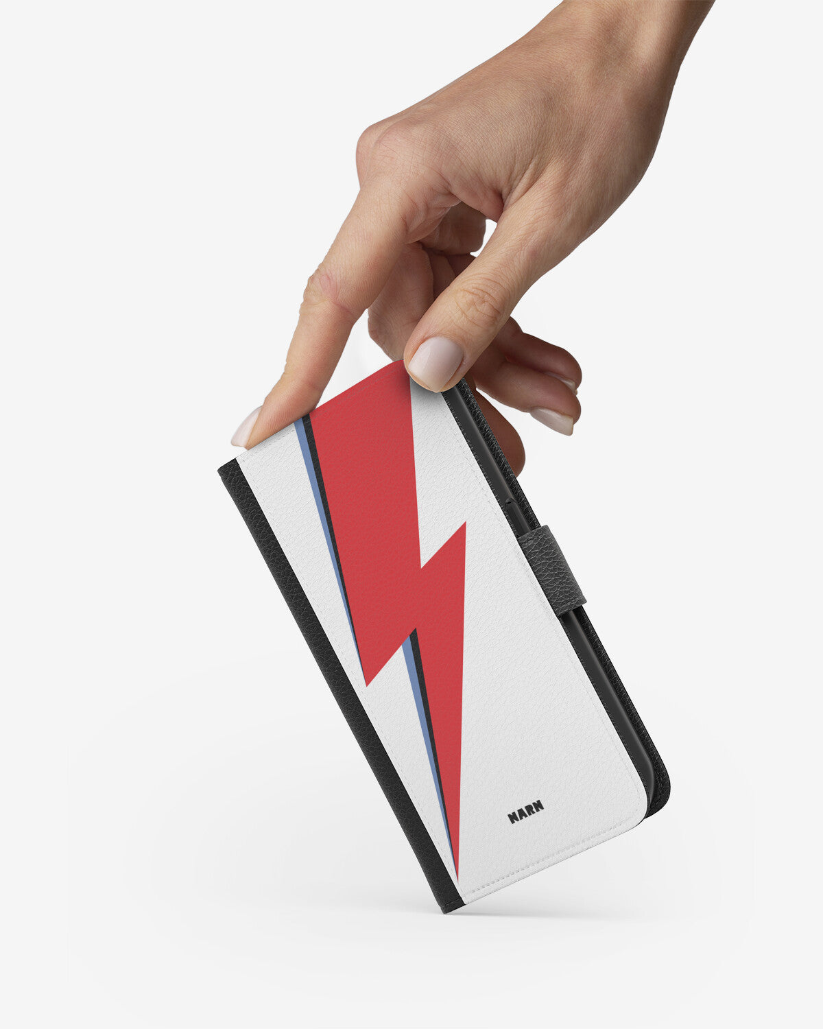 Doro 8050 Wallet Case - White Bowie  - View 2