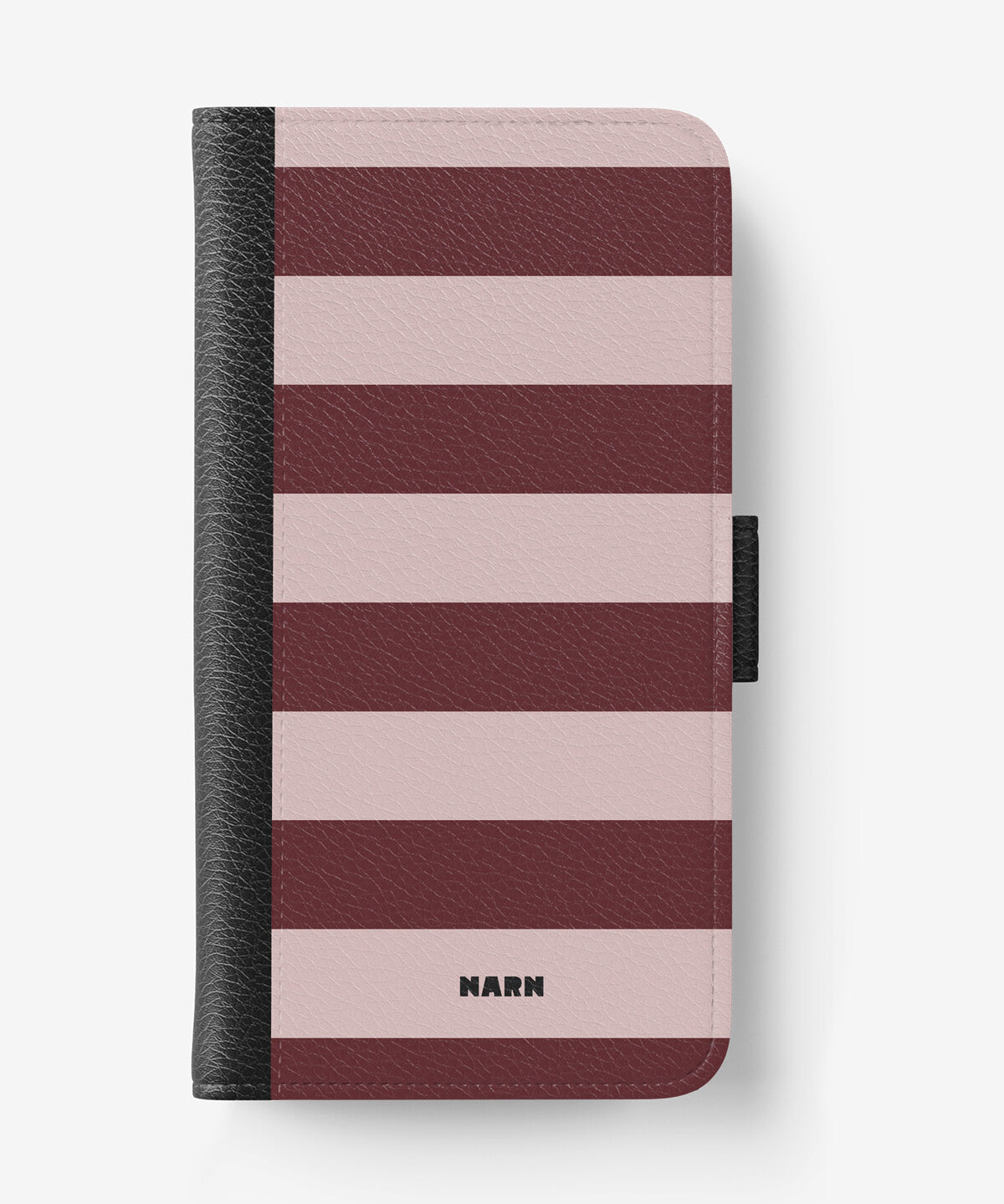 Doro 8050 Wallet Case - Cranberry Stripe - View 1
