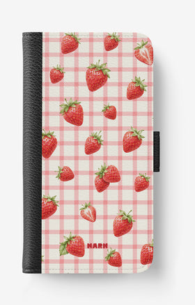Doro 8050 Wallet Case - Strawbella - View 1