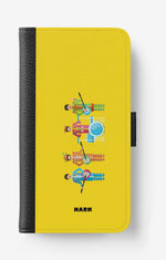 Doro 8110 / 8210 Wallet Case - Beatles Yellow - View 1