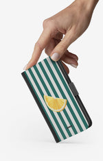 Doro 8110 / 8210 Wallet Case - Lemon Stripes - View 2