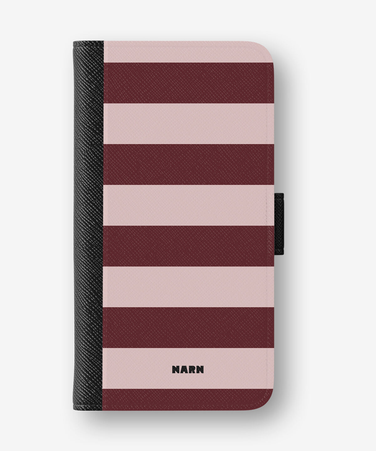 Google Pixel 10 Pro Wallet Case - Cranberry Stripe - View 1