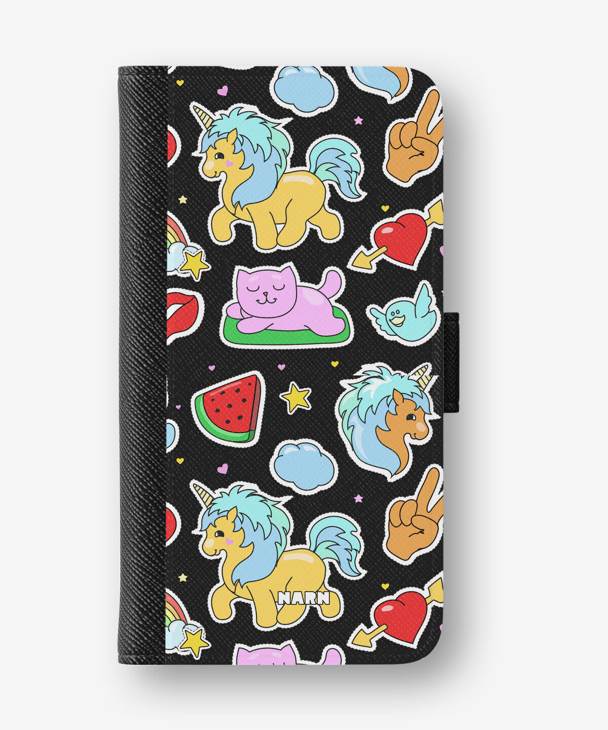 Google Pixel 10 Pro Wallet Case - Cute Stickers - View 1