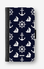 Google Pixel 10 Pro Wallet Case - Deep Blue Voyage - View 1