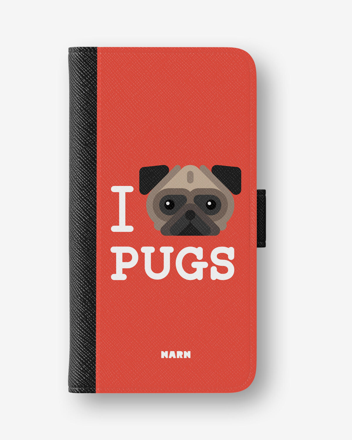 Google Pixel 10 Pro Wallet Case - I Love Pugs - View 1