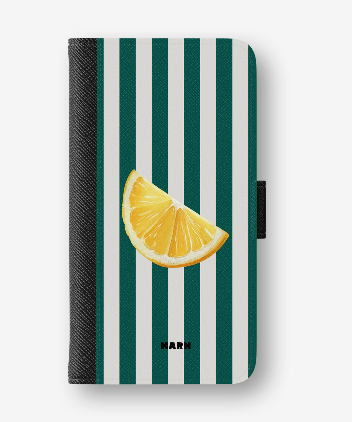 Google Pixel 10 Pro Wallet Case - Lemon Stripes - View 1
