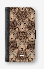 Google Pixel 10 Pro Wallet Case - Leopard Gaze - View 1