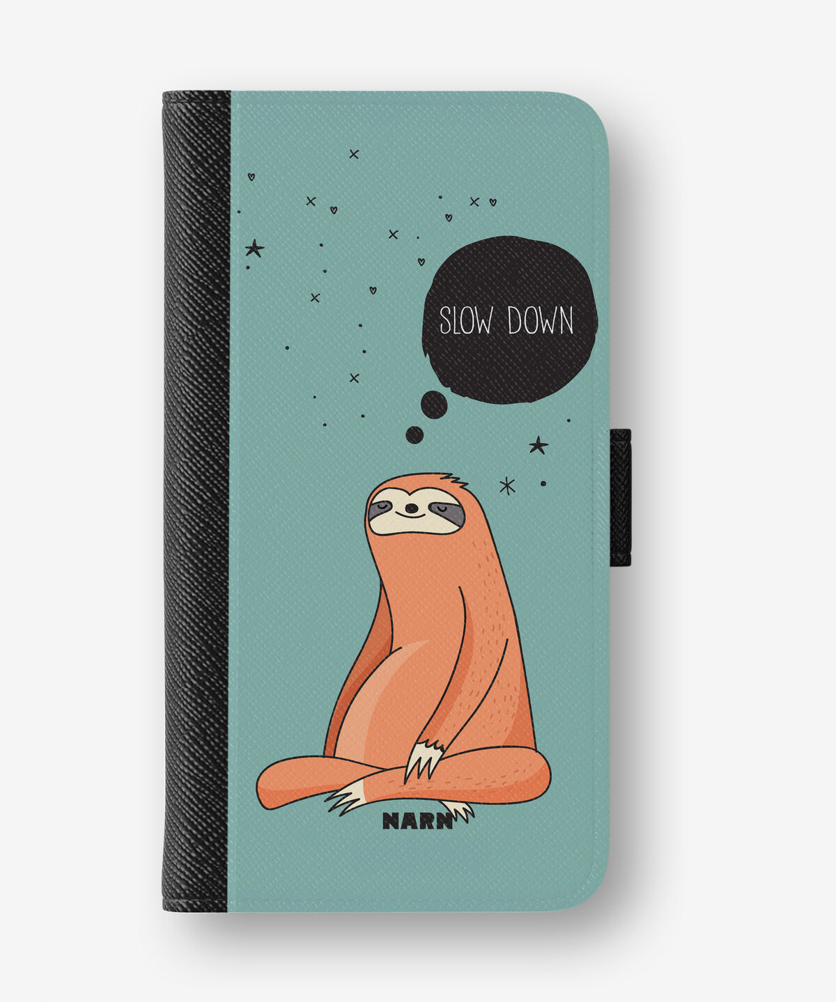 Google Pixel 10 Pro Wallet Case - Slow Down Sloth - View 1