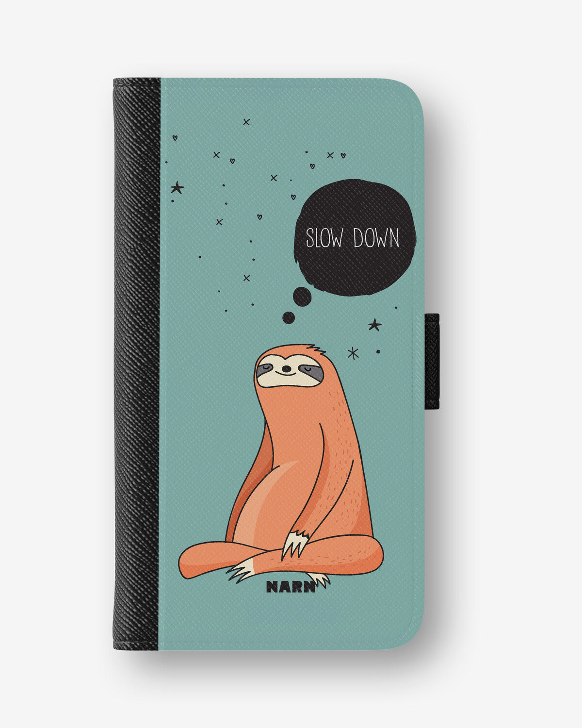 Google Pixel 10 Pro Wallet Case - Slow Down Sloth - View 1