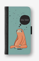 Google Pixel 10 Pro Wallet Case - Slow Down Sloth - View 1