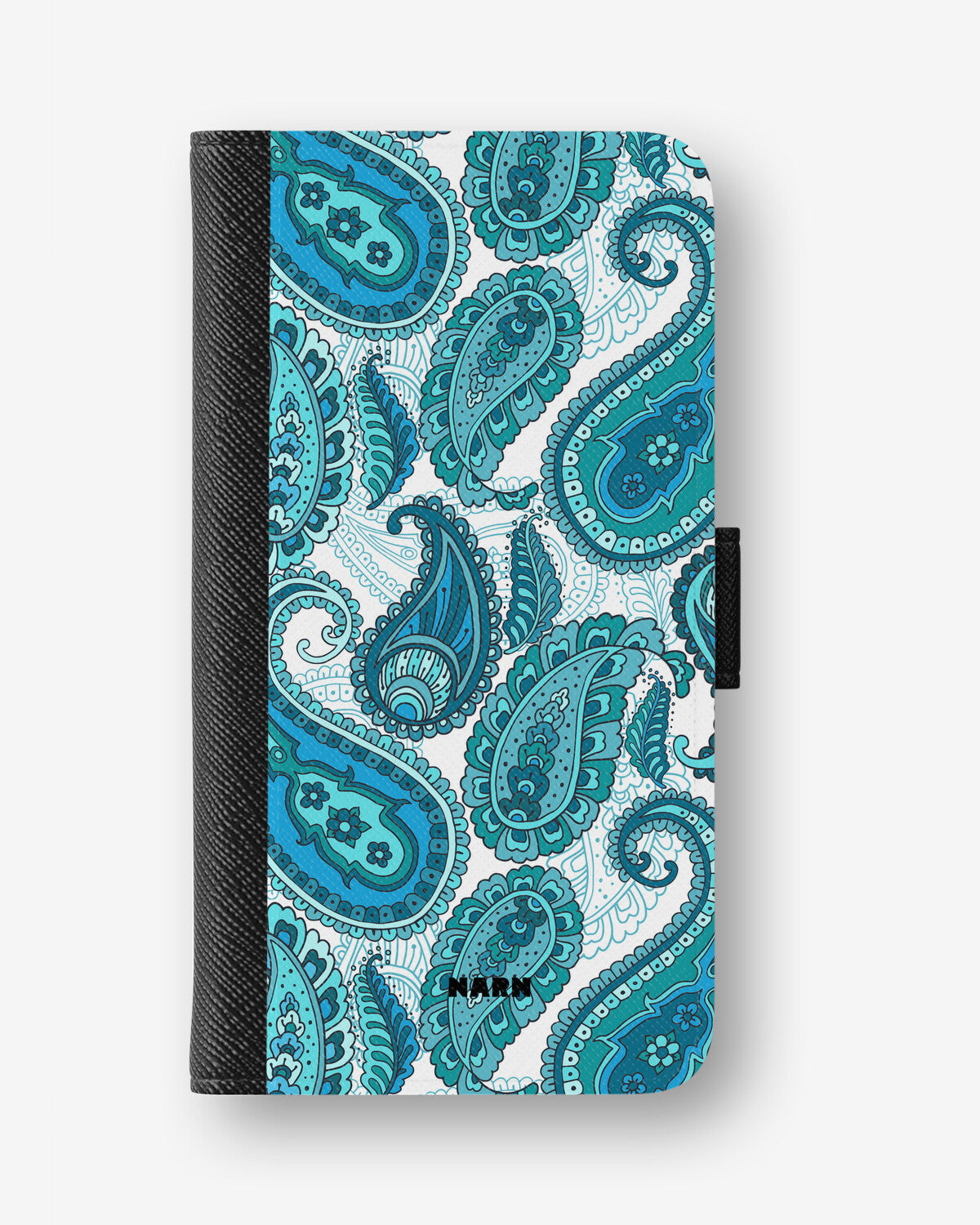 Google Pixel 10 Pro Wallet Case - Turquoise Paisley - View 1
