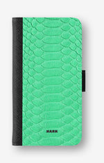 Google Pixel 10 Pro Wallet Case - Turquoise Snake - View 1