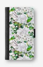 Google Pixel 10 Pro Wallet Case - White Bloom - View 1