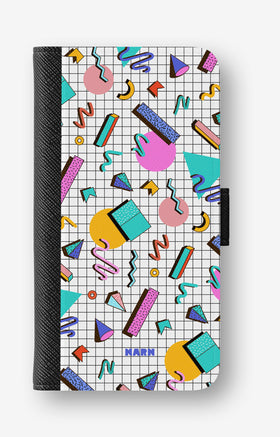 Google Pixel 10 Pro XL Wallet Case - 80s Memphis - View 1