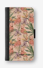 Google Pixel 10 Pro XL Wallet Case - Flamingos & Flowers - View 1
