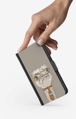 Google Pixel 10 Pro XL Wallet Case - Hipster Ostrich - View 2
