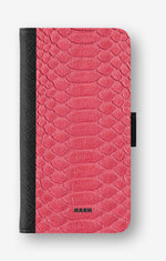 Google Pixel 10 Pro XL Wallet Case - Pink Snake - View 1