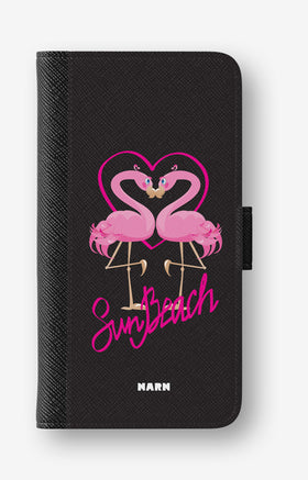 Google Pixel 10a Wallet Case - Beach Flamingo - View 1