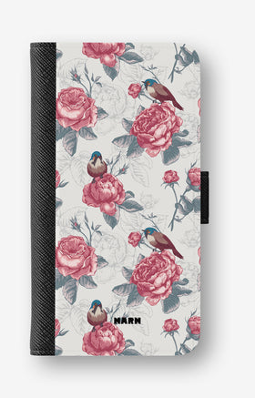 Google Pixel 10a Wallet Case - Birds Among Roses - View 1
