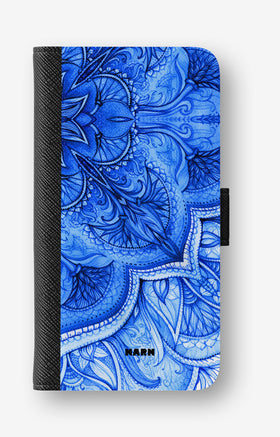 Google Pixel 10a Wallet Case - Blue Vintage - View 1