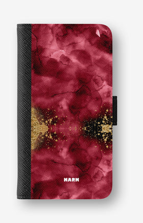 Google Pixel 10a Wallet Case - Burgendy Shimmer - View 1