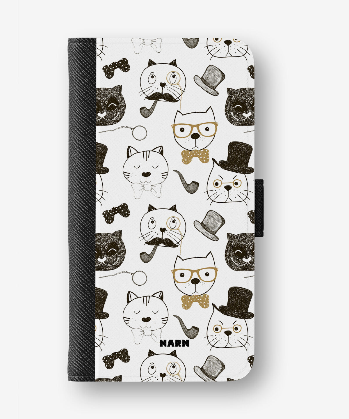 Google Pixel 10a Wallet Case - Cartoon Cats - View 1