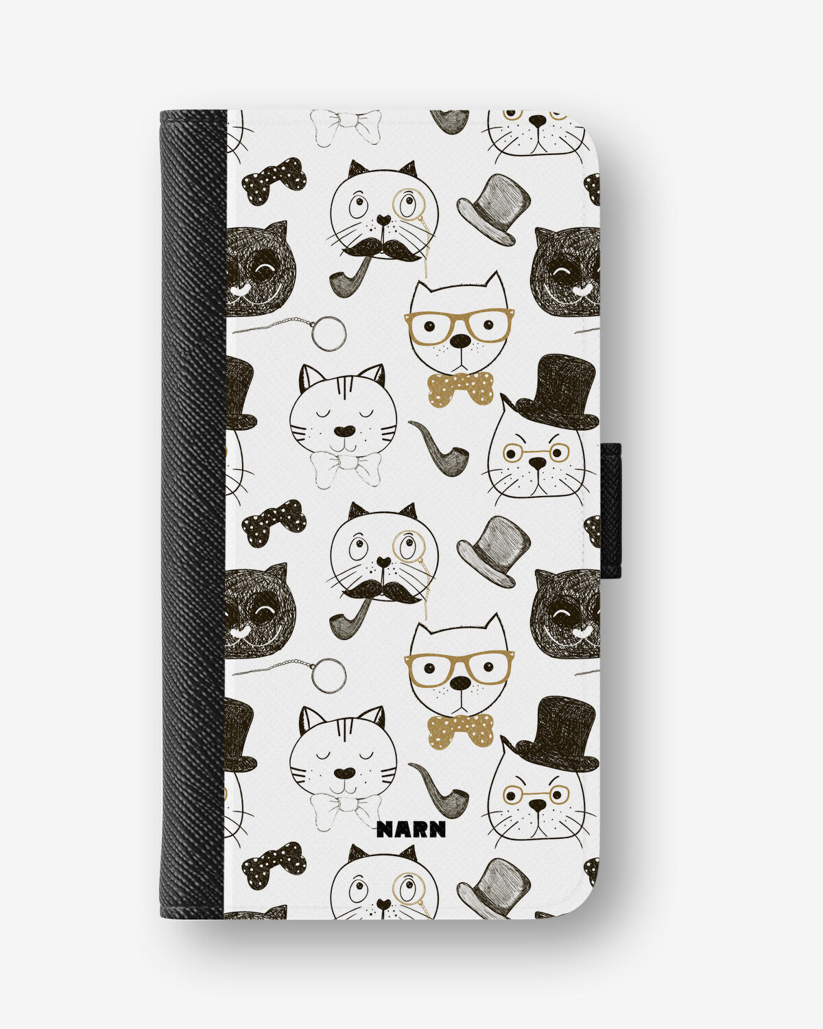 Google Pixel 10a Wallet Case - Cartoon Cats - View 1