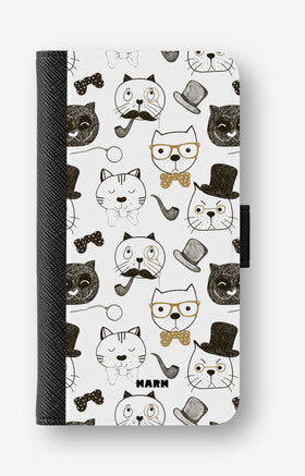 Google Pixel 10a Wallet Case - Cartoon Cats - View 1