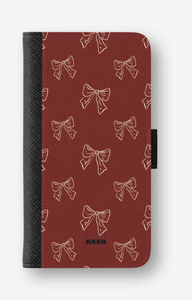Google Pixel 10a Wallet Case - Cherry Bows - View 1