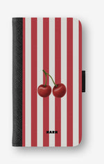 Google Pixel 10a Wallet Case - Cherry Stripes - View 1