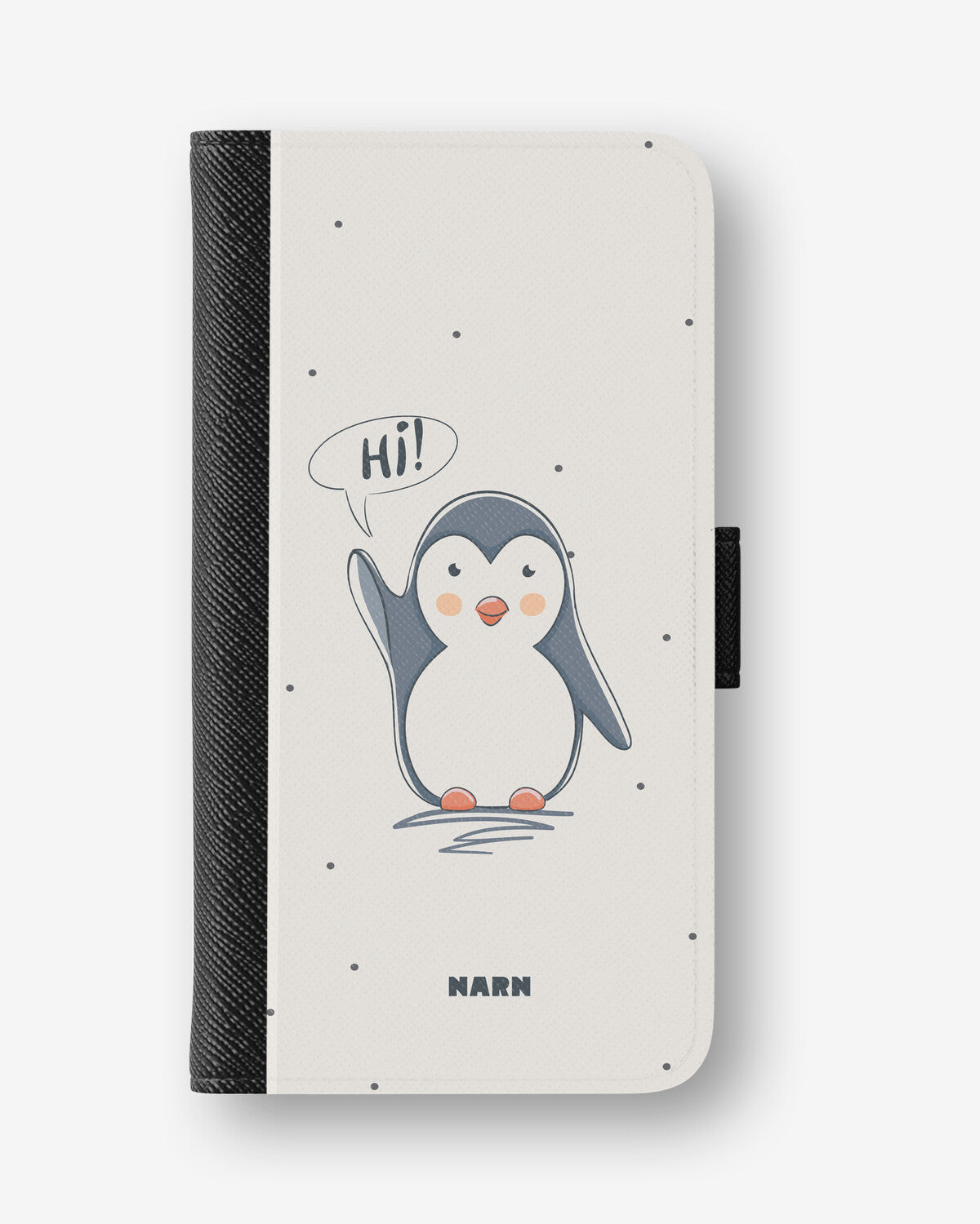 Google Pixel 10a Wallet Case - Cute Penguin - View 1