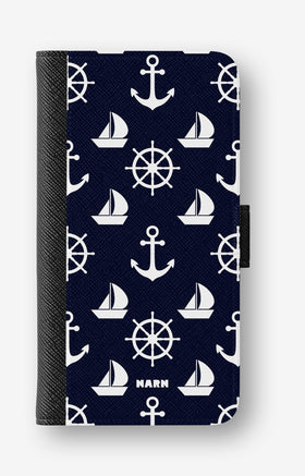 Google Pixel 10a Wallet Case - Deep Blue Voyage - View 1