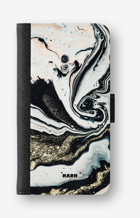 Google Pixel 10a Wallet Case - Golden Swirl - View 1