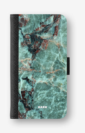 Google Pixel 10a Wallet Case - Green Marble - View 1