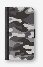 Google Pixel 10a Wallet Case - Grey Camo - View 1