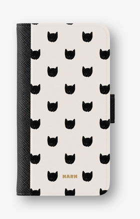 Google Pixel 10a Wallet Case - Kitty Dots - View 1