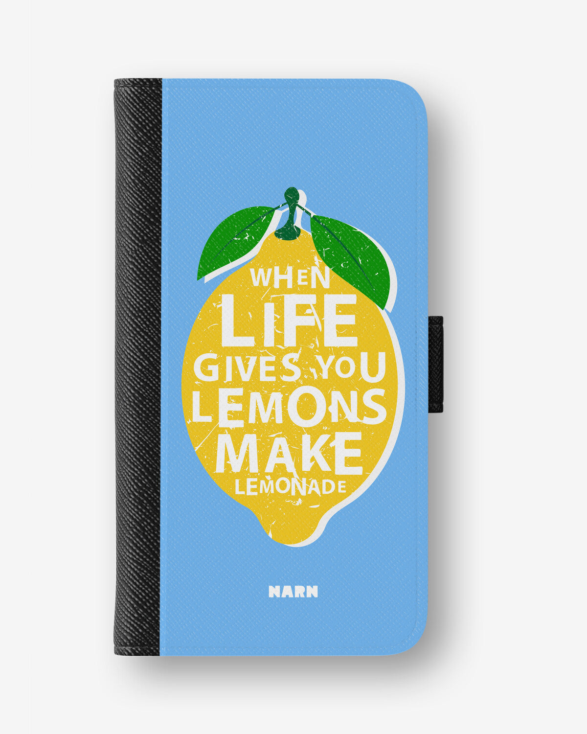 Google Pixel 10a Wallet Case - Lemon Quote - View 1