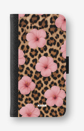 Google Pixel 10a Wallet Case - Leopard Flower - View 1