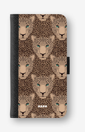 Google Pixel 10a Wallet Case - Leopard Gaze - View 1