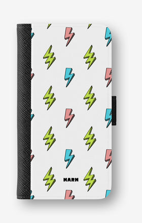 Google Pixel 10a Wallet Case - Lightning Bolts - View 1