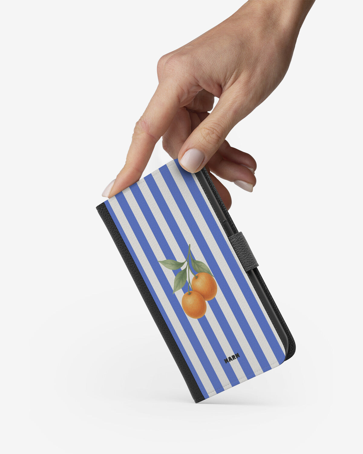 Google Pixel 10a Wallet Case - Orange Stripes - View 2
