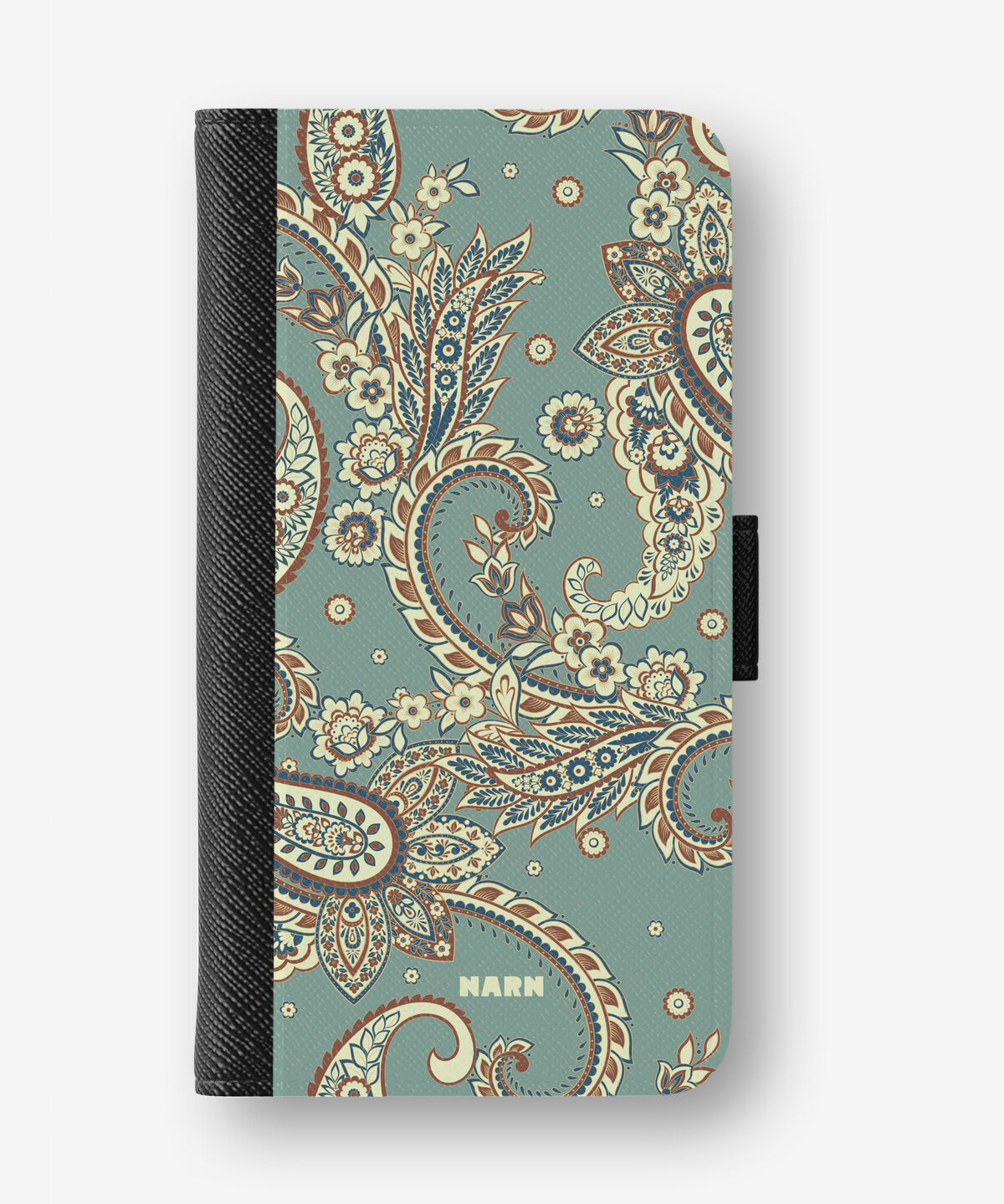 Google Pixel 10a Wallet Case - Paisley Green - View 1