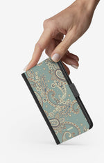 Google Pixel 10a Wallet Case - Paisley Green - View 2