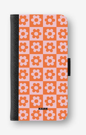 Google Pixel 10a Wallet Case - Peach Petals - View 1