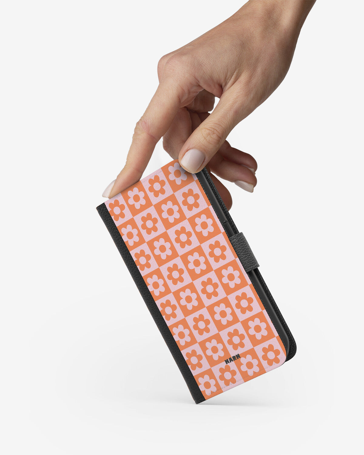 Google Pixel 10a Wallet Case - Peach Petals - View 2