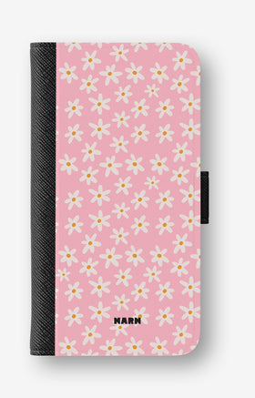 Google Pixel 10a Wallet Case - Pink Daisy - View 1