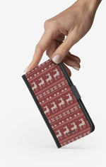 Google Pixel 10a Wallet Case - Reindeer Knit - View 2