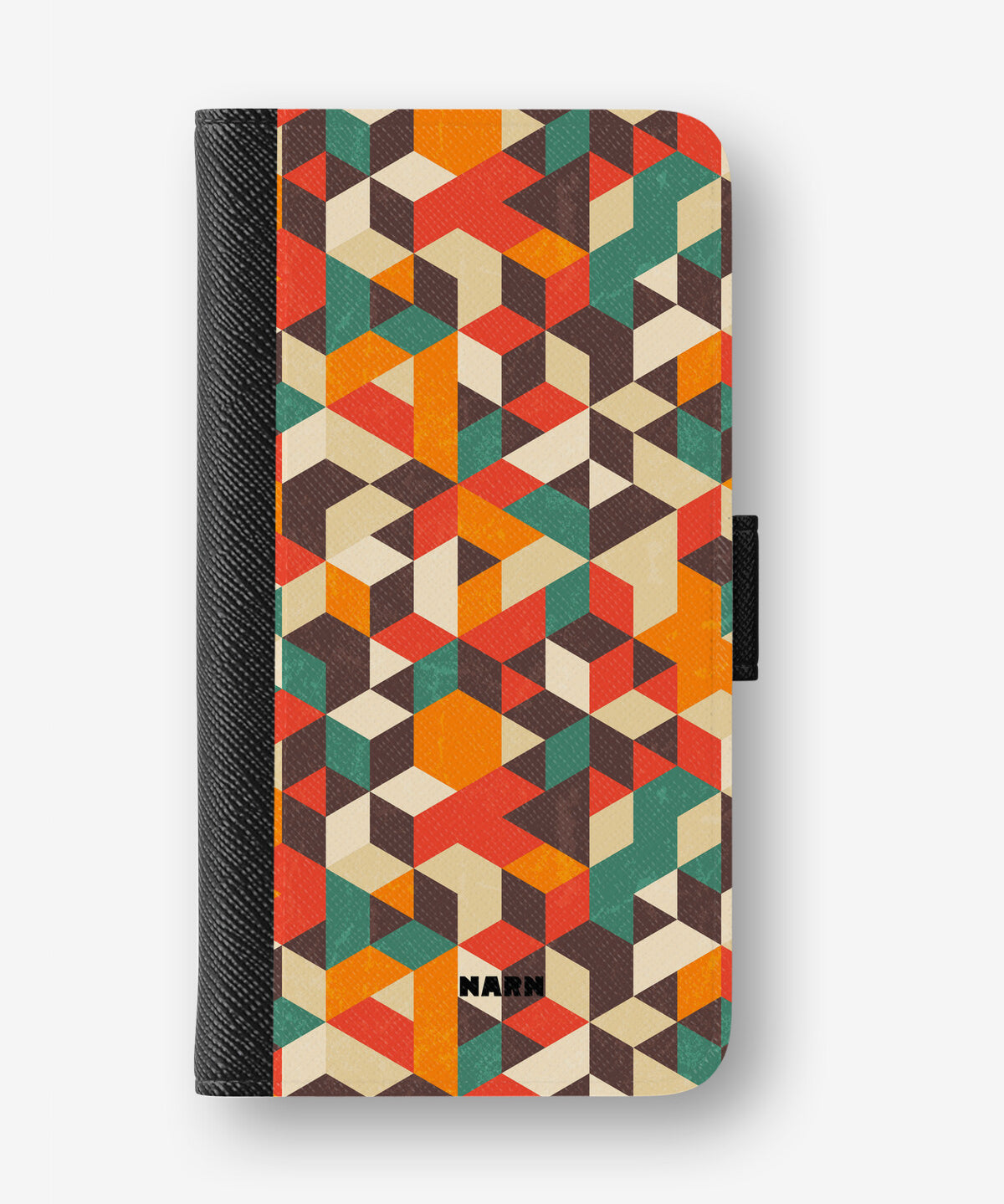 Google Pixel 10a Wallet Case - Retro Geometric - View 1