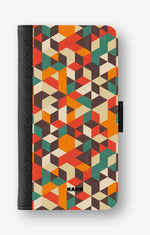 Google Pixel 10a Wallet Case - Retro Geometric - View 1