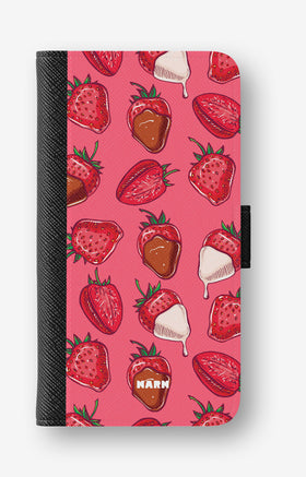 Google Pixel 10a Wallet Case - Strawberry Chocolate - View 1